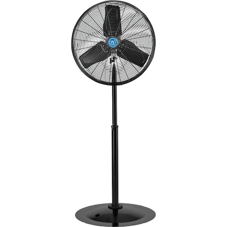 Cd Continental Dynamics 24in Premium Pedestal Fan, 2 Speed, 10,200 CFM, 385W, 1/3 HP 292650
